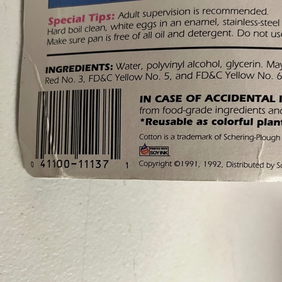 1990s Paas Deluxe Glitter Easter Egg Reusable Color Kit 6 Cups Extra  Color Cup - Picture 9 of 9